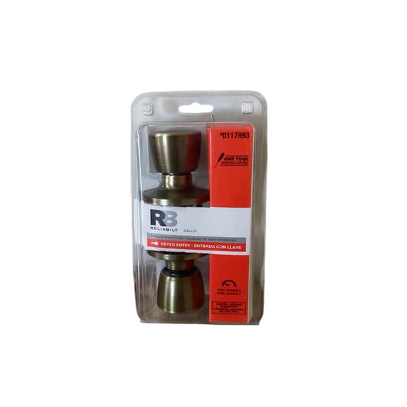Reliabilt Keyed Entry Brass Doorknob - Picture 3 of 3